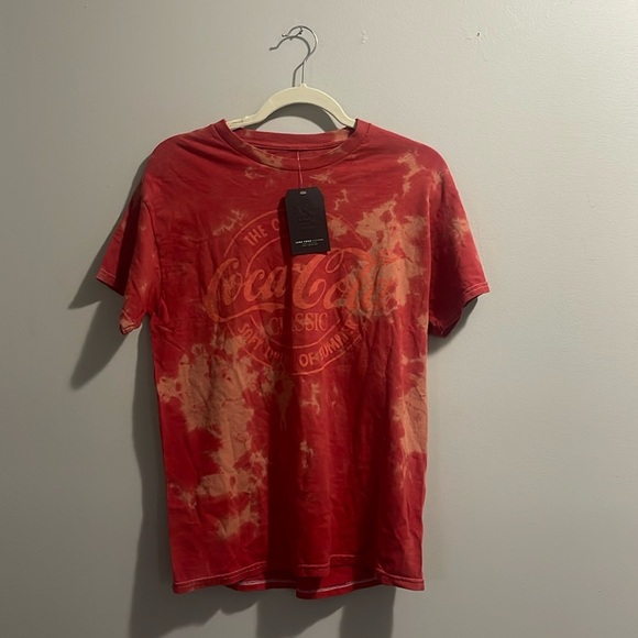 Junk Food Tie Dye Coca Cola graphic sort sleeve tee - Picture 1 of 6